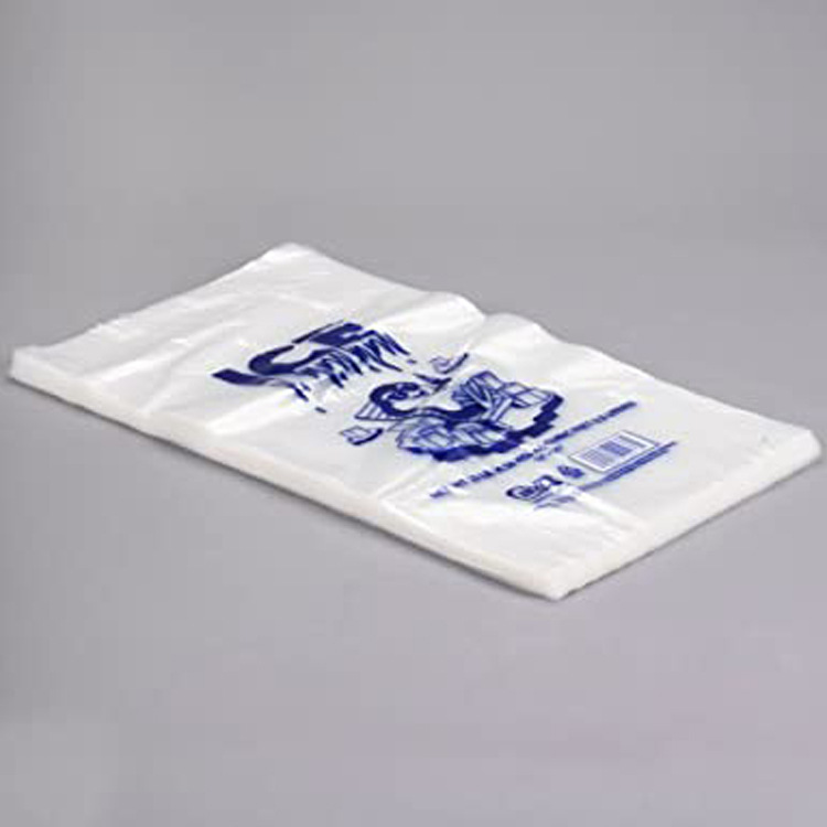 加厚平口PE冰袋一次性束口塑料包装袋水果蔬菜保鲜袋可加印logo