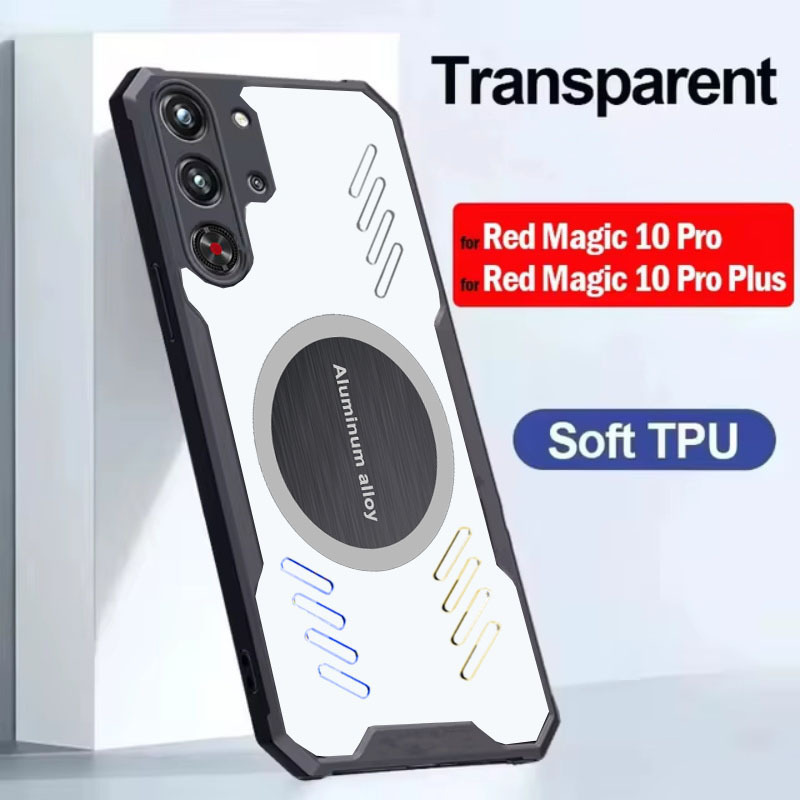 放熱磁気吸引ケース Nubia Red Magic 10 Air 10s Pro Plus 携帯電話ケースアクリル保護|undefined