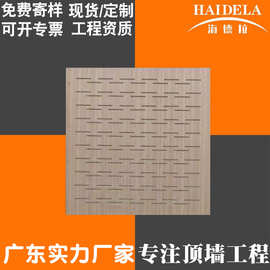 广东厂家供应600*600冲孔石膏板 冲孔吸音石膏板防火降噪石膏板