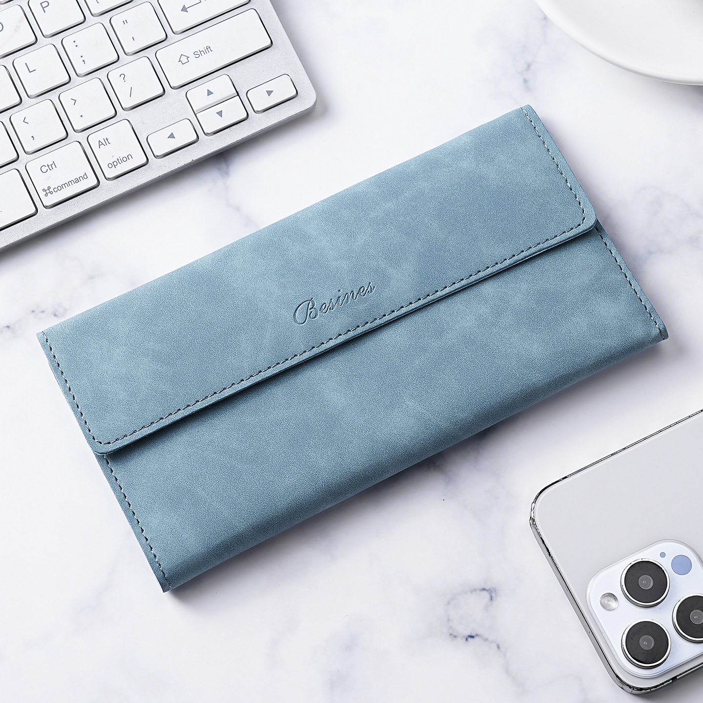 Cartera transfronteriza para hombres nueva simple multi-tarjeta multifuncional larga bolso de cartera para hombres nicho en un hombre mayorista