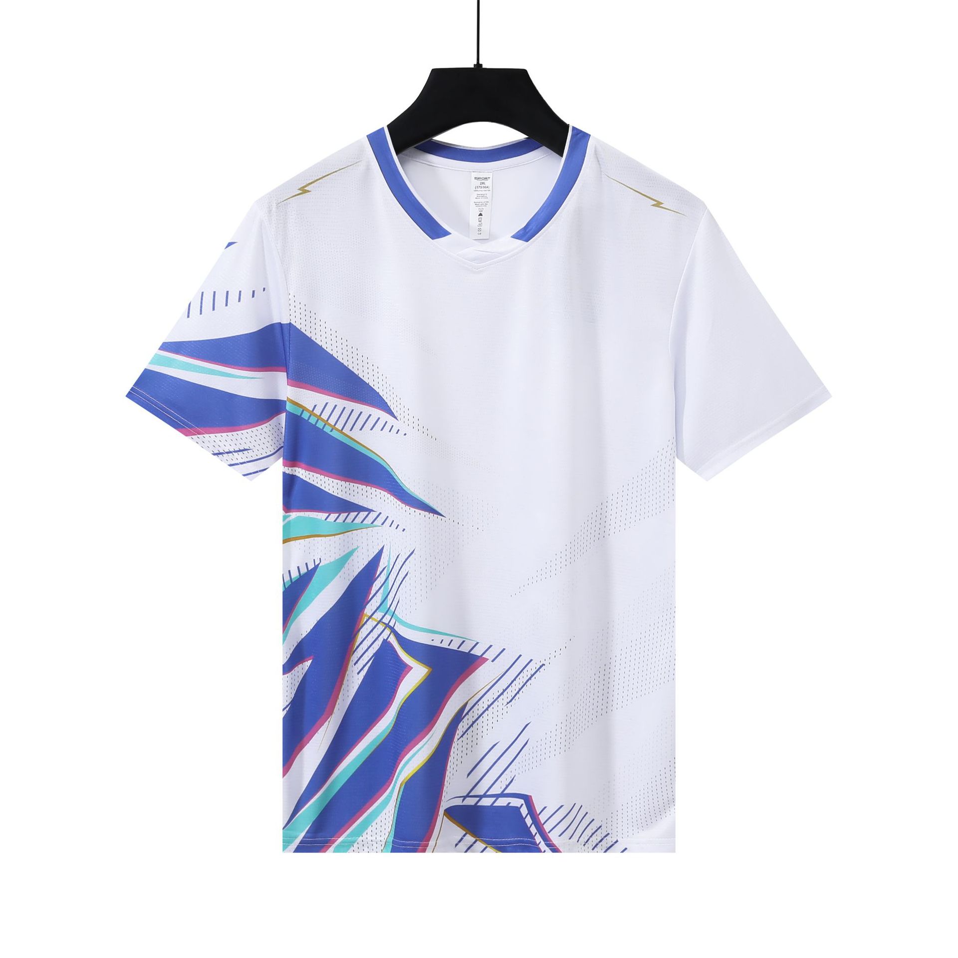 Nuevo equipo nacional de bádminton trajes deportivos hombres y mujeres uniformes olímpicos de París impresión de entrenamiento de secado rápido