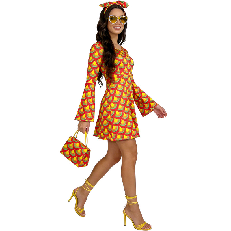 European and American Cross-Border Ethnic Print Dresses, 70S and 80S Style Retro Disco Clothing, Halloween Dance Party European and American Cross-Border Ethnic Print Dresses, 70S and 80S Style Retro Disco Clothing, Halloween Dance Party