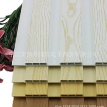 厂家提供19512 油印大长城板 生态木室内建材 阻燃防蚁 提供安装