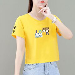 女性のための白い綿半袖 T シャツ 2025 夏の新しいファッション多用途外国スタイルのトップス小柄なシックなシャツ