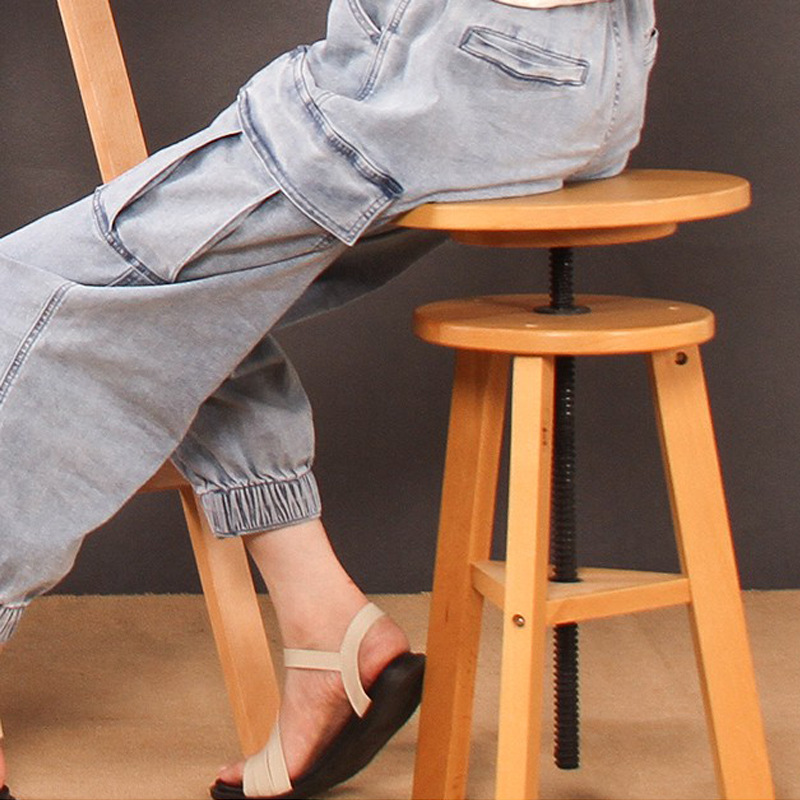 Wooden Drawing Board, Drawing Table, Easel, Solid Wood Rotating Stool, Oil Painting Stool, Beech Wood Lifting Painting Stool, Wooden Easel Stool