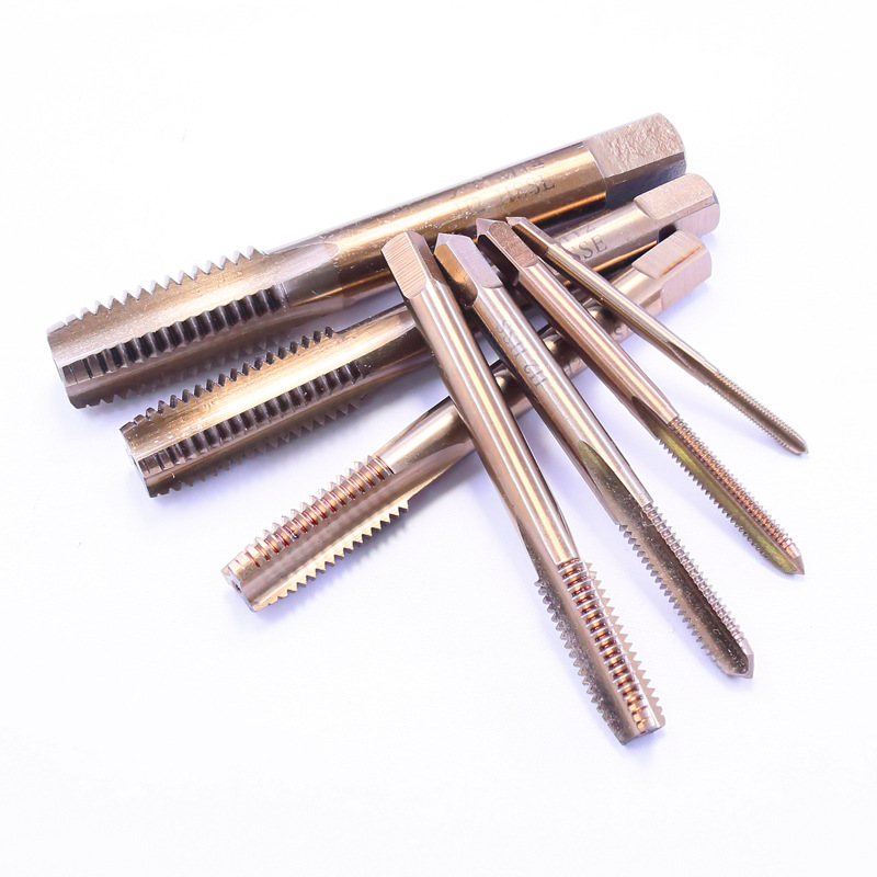 HSS-M35 Cobalt All-Hardening Full Grinding Tapping Tool, Stainless Steel Die Steel, Copper and Aluminum Thread Cutting Tool