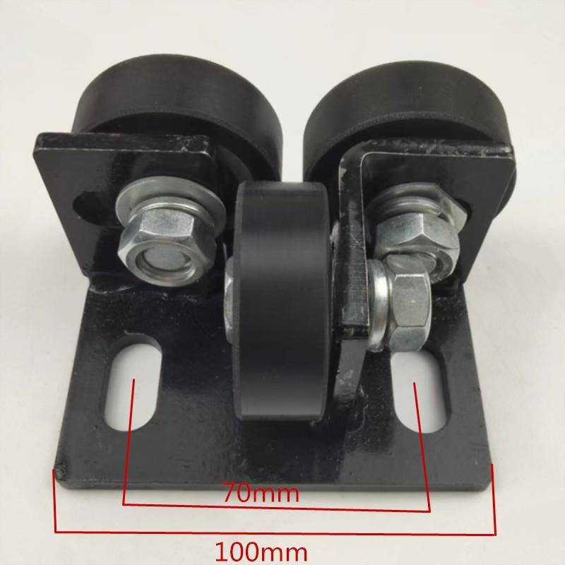 电梯导轮别墅梯家用背包式升降机弹性耐磨导向滚轮新型导靴50