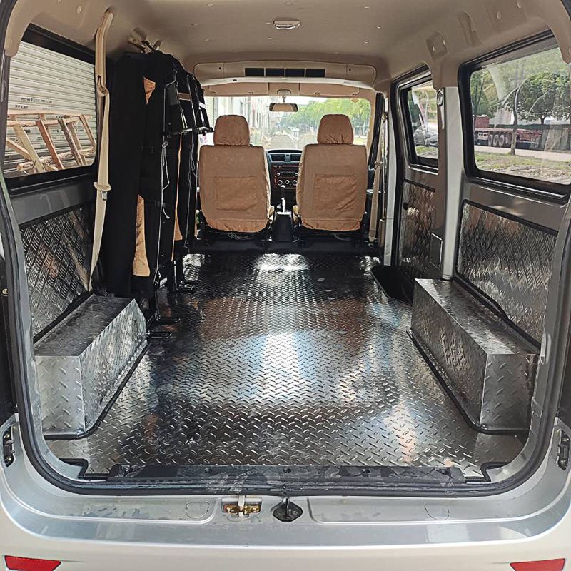 Changan Ruixing M60M80 Stainless Steel Floor Glue Aluminum Alloy Cargo Floor Mat Special Compartment Guard Anti-Pressure Wholesale