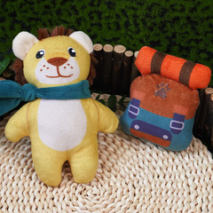 Dog toys for grinding and biting, plush squeaking bear set, chew toys for puppies and small dogs, pet supplies wholesale