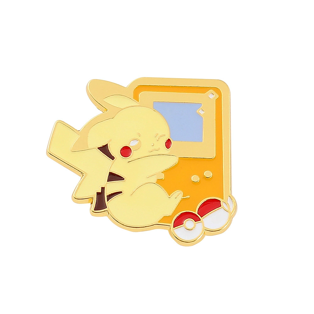 Карикатурная брошь, металл эмаль, значок, булавка, Pokemon, оптовая продажа, европейский стиль