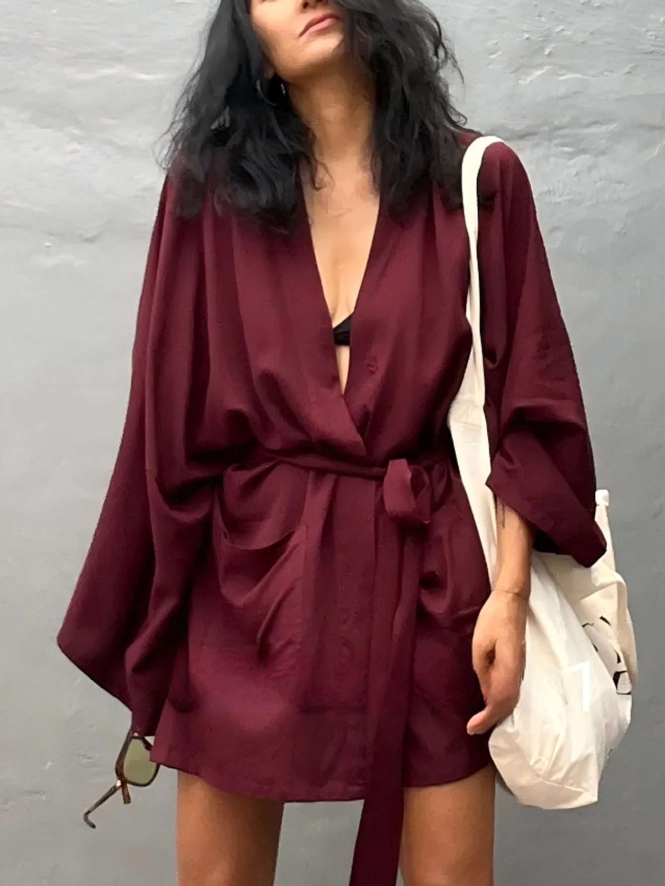 Cárdigan de rayón europeo y americano transfronterizo y kimono blusa suelta corta de todo fósforo camisa de protección solar de vacaciones junto al mar chal M0003