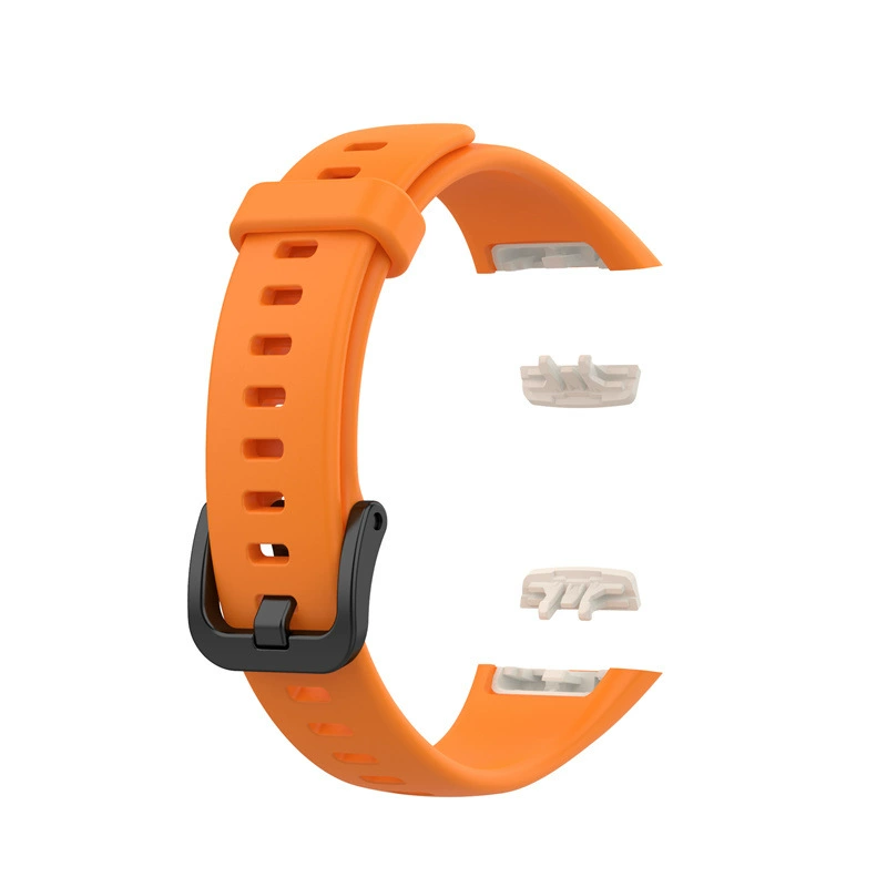 Подходит для Huawei Honor Band 6 однотонный силиконовый ремешок honorband6TPU мужской и женский спортивный простой заменный браслет