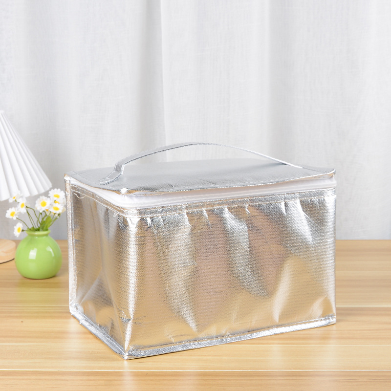 批发无纺布外卖保温包定 制铝箔便携蛋糕保温袋户外烧烤野餐包