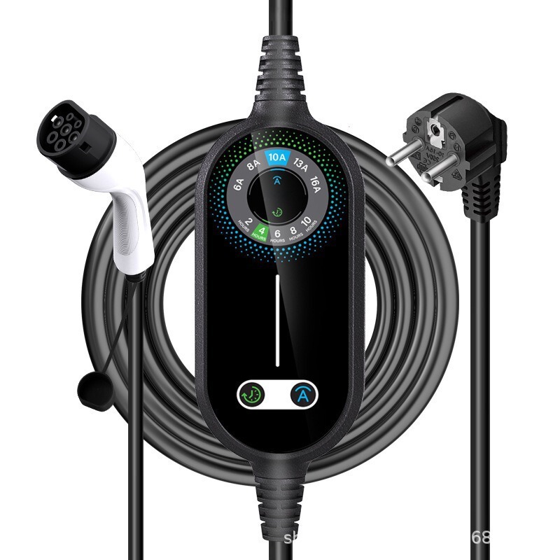 新能源汽车充电桩7kw家用充电枪3.5KW特斯拉16A便携式随车充|undefined