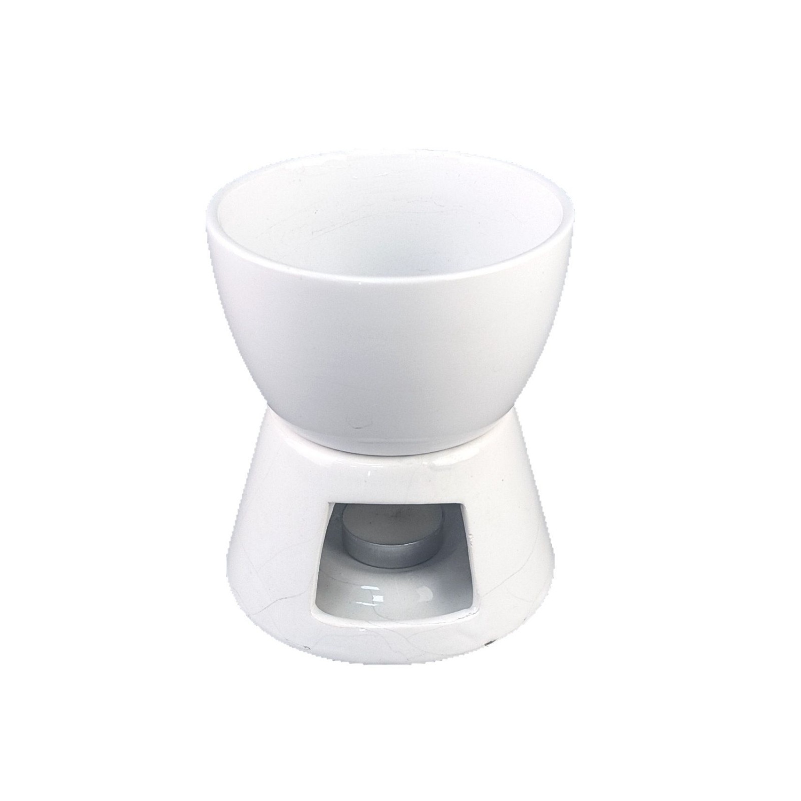 Horno de calentamiento de alcohol minimalista moderno, cocina doméstica, horno de calentamiento de chocolate de cerámica, horno de tazón, separación, vajilla creativa