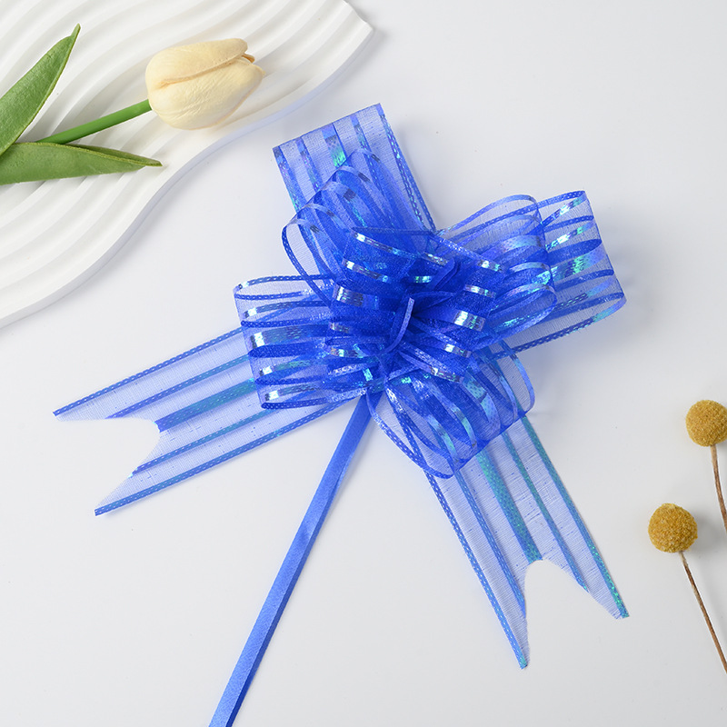 50 flores transfronterizas de nieve arco de flores de decoración de flores de bodas de regalo de la cinta de color del automóvil de boda