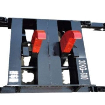 Dispositivo anti-deslizante de doble gancho para pozo inclinado para restablecer automáticamente el dispositivo anti-deslizante de la mina