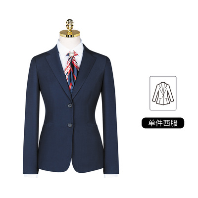 新款西装女休闲西装套装男女款黑色商务职业装女裤套装西服女白领
