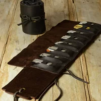 Multi-Pack Кожаный чехол для хранения гармоники Складная водонепроницаемая сумка для хранения гармоники Roll-Up Сумка для гармоники
