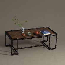 竹将匠|筇竹大茶桌 茶几家用茶台禅意榻榻米茶几筇竹复古茶具家具