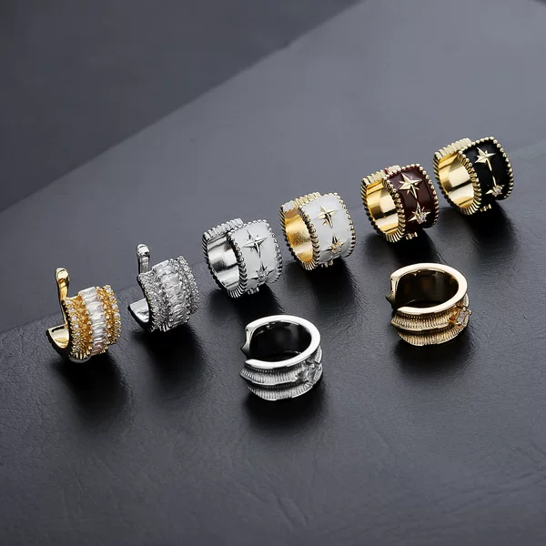 Star Ear Clip Men's High-grade All-match Ear Clip Women's Fashion Trend Earrings Ear Accessories Niche Design Jewelry