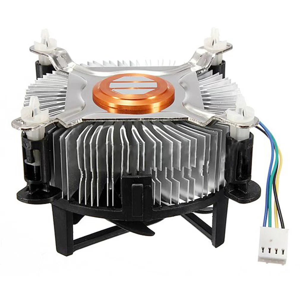 PIN 12V кулер для CPU компьютера радиатор алюминиевый радиатор подходит для 775/1150