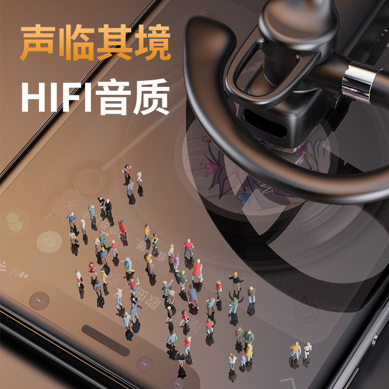 Cross-border Best-Selling Wireless Business Bluetooth Earbuds YYK-530 Takeout Business Single-Ear Qualcomm Call Noise Reduction In-Ear - 4