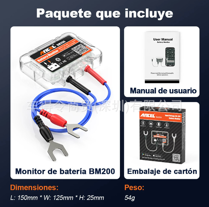 Vgate BA100 voltage bluetooth detector supports 12v and 24v voltage battery battery detection wholesale