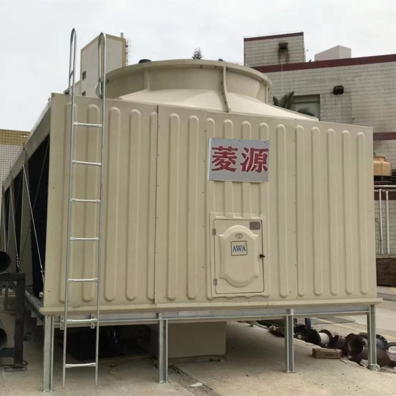 供应方形横流式冷却塔系列 玻璃钢100吨工业冷却水塔 化工行业用