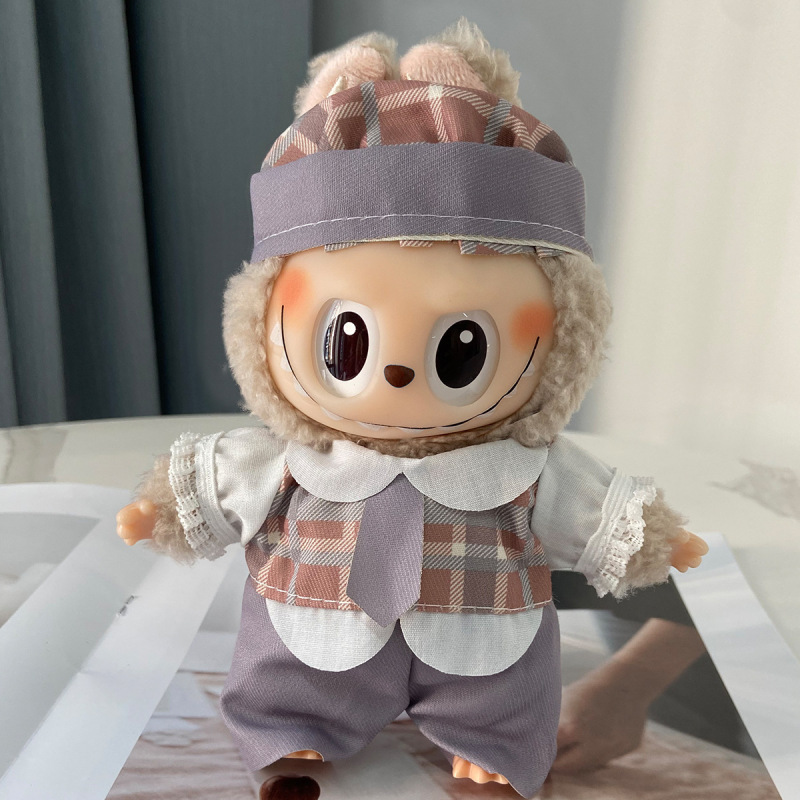 ラブブベビー服 ラブブ服 17cm 1代目・2代目・3代目ぬいぐるみ ビニール人形 着せ替えスカート 着せ替えセット|undefined