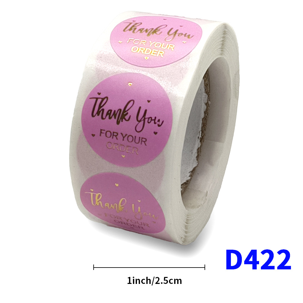 D422;2.5cm/1inch*500 스티커