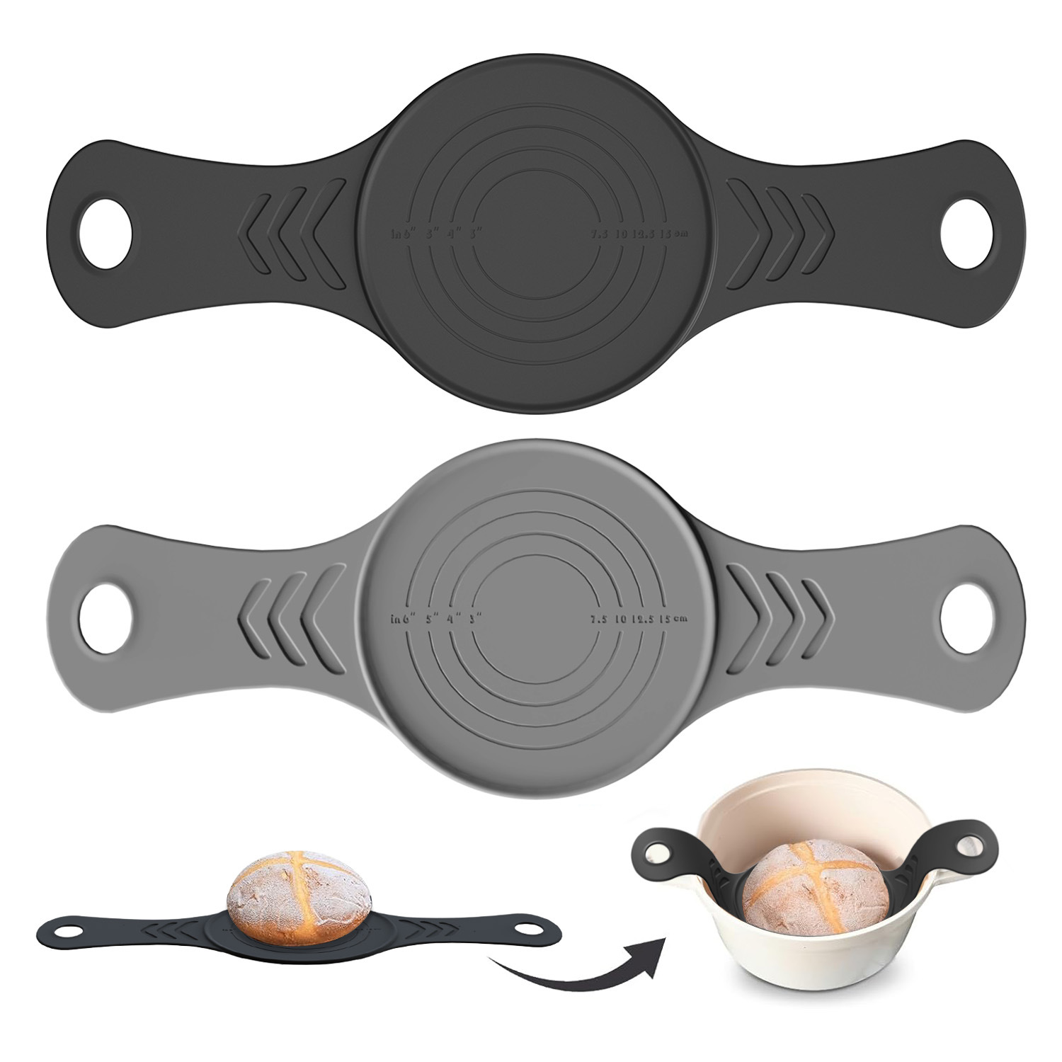 New Silicone Bread Demoulding Mat Baking Tool, High Temperature Resistant, Easy to Clean, Non-Stick Dough Mat for Home Oven Use