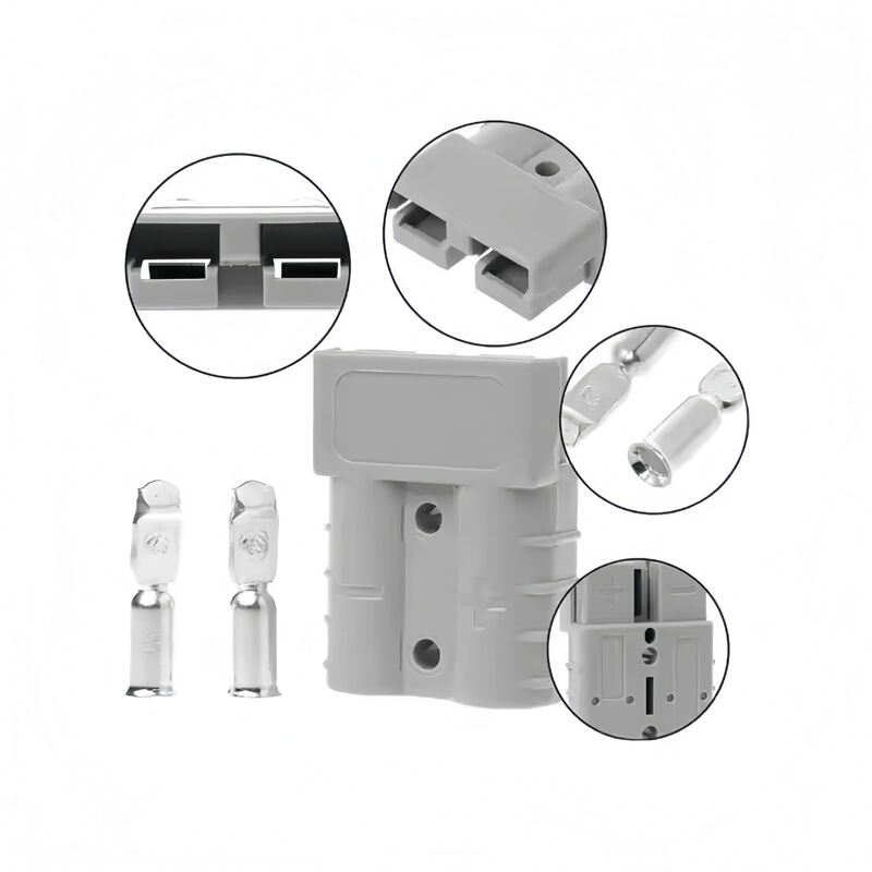 Suitable for Anderson High Current Battery Plug Connector 50A Industrial Plug Electric Forklift Manufacturers Suitable for Anderson High Current Battery Plug Connector 50A Industrial Plug Electric Forklift Manufacturers