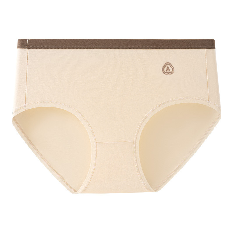Clase de algodón puro para mujer una entrepierna transpirable antibacteriana chica sin costuras pantalones cortos de cintura media cabeza de algodón para niña calzoncillos de mujer