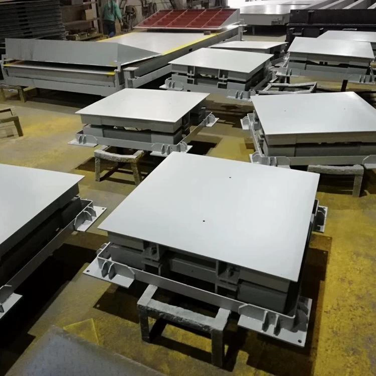 Цифровые напольные весы на 5 тонн, платформенные весы буферного типа на 6000 кг, трехслойные пружинные буферные весы на 10000 кг