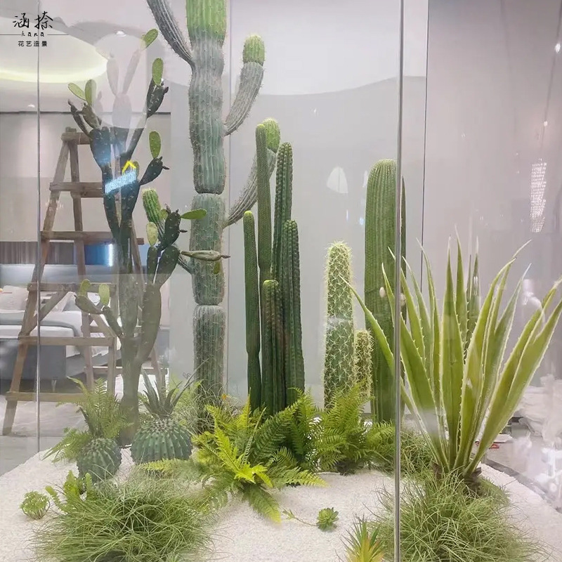 Large Simulated Green Plant Cactus Cactus Potted Ornaments Indoor Tropical Plant Fake Cactus Landscape Landscaping Large Simulated Green Plant Cactus Cactus Potted Ornaments Indoor Tropical Plant Fake Cactus Landscape Landscaping