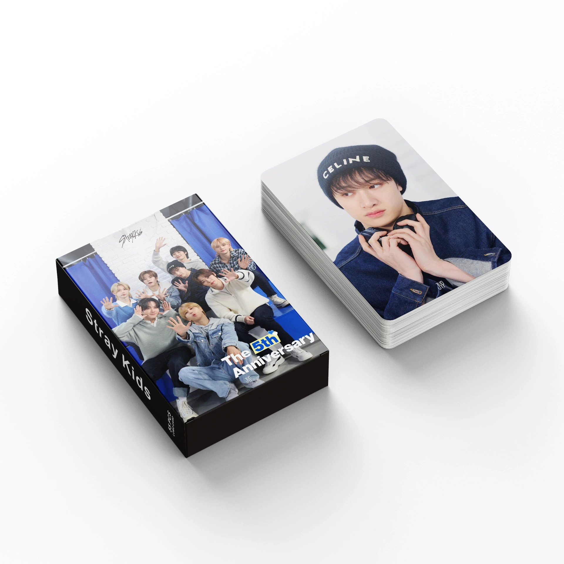 Граничная горячая продажа 55 карточек фото Stray Kids в наличии к 5-й годовщине 5th AnniKPOP периферия LOMO фото карточки