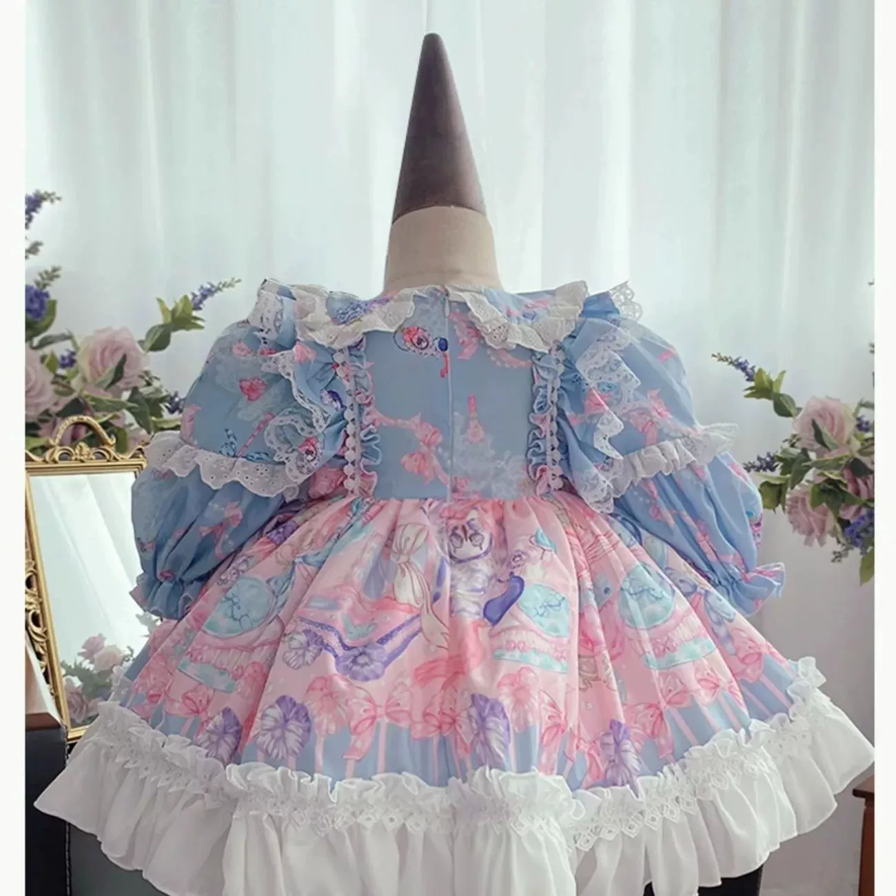 Небольшой наряд принцессы, милое платье, юбка для девочки, стиль Lolita, западный стиль, подарок на день рождения