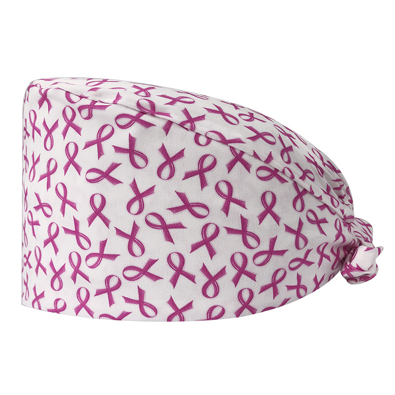 Venta caliente de Europa y América Mickey casquillo de la enfermera médico tapa de impresión de algodón puro sombrero de trabajo de exportación de comercio exterior en la acción al por mayor