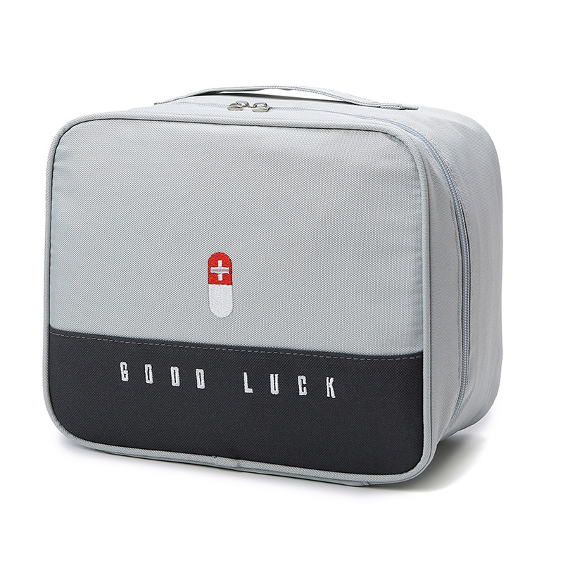 Bolsa de medicina portátil para viaje de negocios bolsa de medicina pequeña bolsa de primeros auxilios de emergencia al aire libre bolsa de almacenamiento de medicina en el hogar