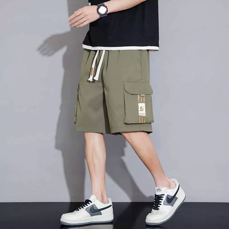 Wiletu 2025 модные новые шорты-карго мужские летние тонкие спортивные верхняя одежда повседневные мужские брюки с пятью точками