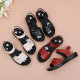 2023 New Style Mother Sandals Summer Soft Sole Comfortable Middle-aged Women's Shoes Middle-aged and Elderly Flat Non-slip Elderly Milk Shoes
