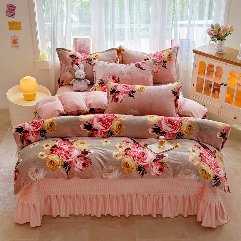 云裳-花田可人【亲肤保暖牛奶绒】