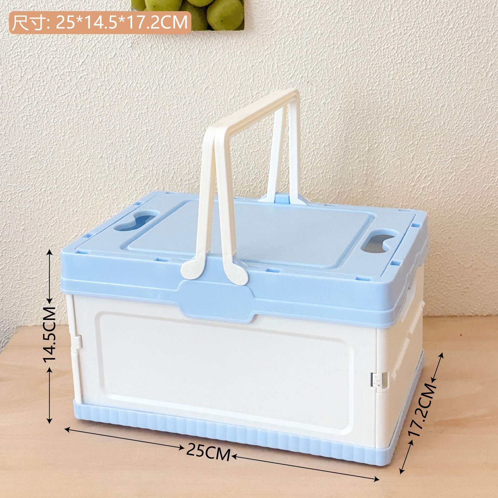 Canasta de picnic al aire libre ins apilamiento canasta de almacenamiento plegable Salida de primavera canasta de vegetales japoneses canasta de lavandería canasta portátil