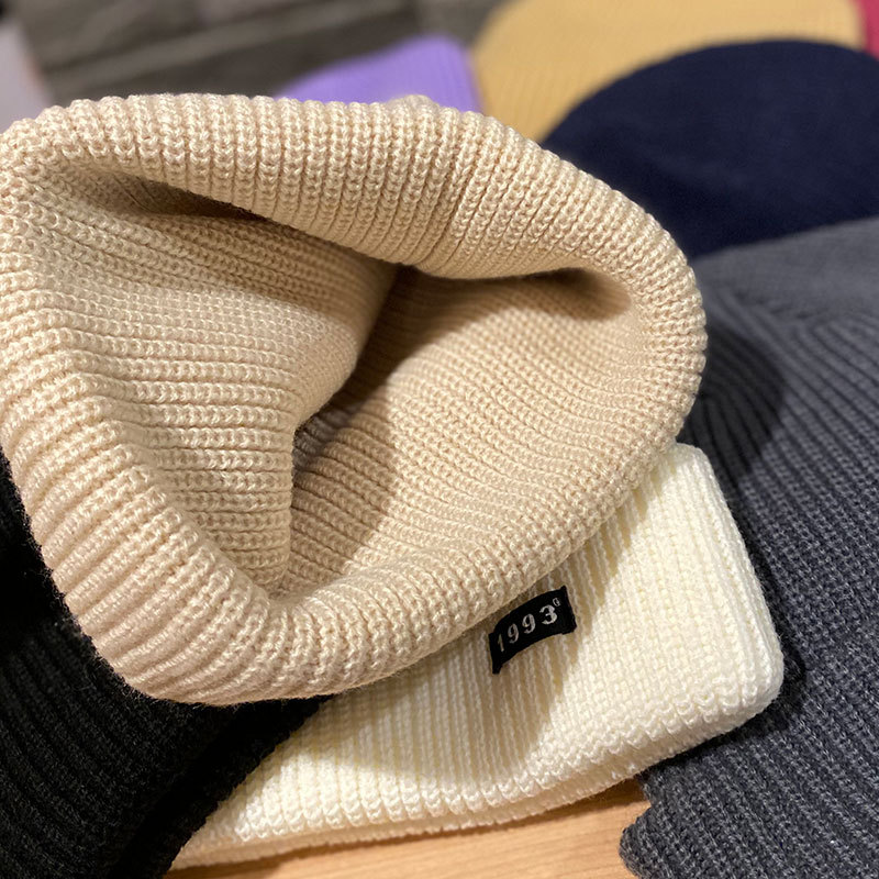 Hutt Damen Wanter Nei Einfarweg Villsäiteg Waarm Baotou Wollhut Männer Hierscht a Wanter Gesiicht Klengstapelhut_voghion.com