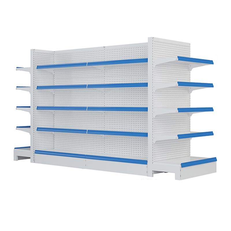 Estantes de supermercado personalizados estantes de exhibición de tiendas de conveniencia multicapa unilateral y doble cara estantes de supermercado de tiendas de conveniencia farmacia