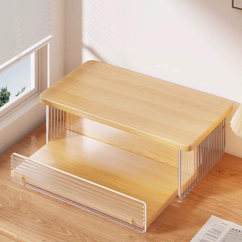 Computer Elevated Stand Acrylic Monitor Screen Pad Elevated Base Support Stand Desk Workstation Storage Shelf Computer Elevated Stand Acrylic Monitor Screen Pad Elevated Base Support Stand Desk Workstation Storage Shelf