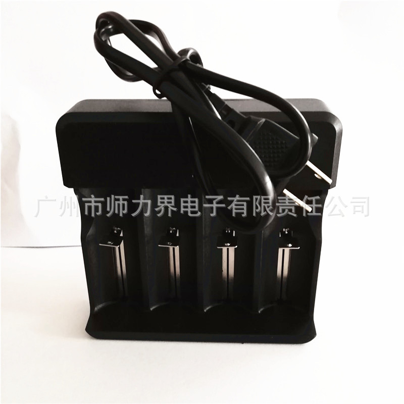 批发18650/16340/14500 /14650/16650/4430锂电池4槽充电器