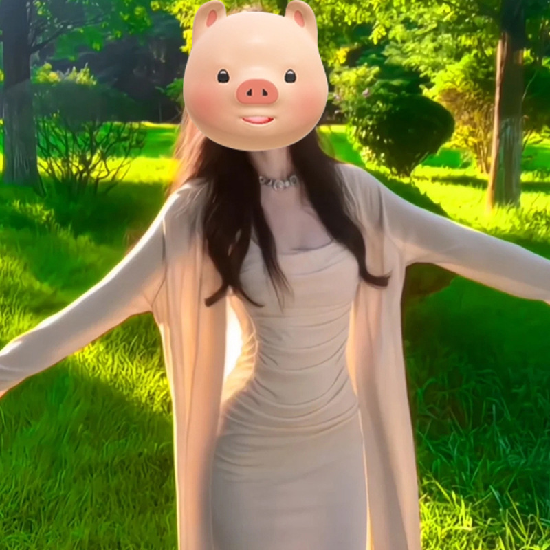 French Suspender Dress Women's Spring Clothing 2025 New Seaside Vacation Slim Hip-Hugging Long Skirt Suit