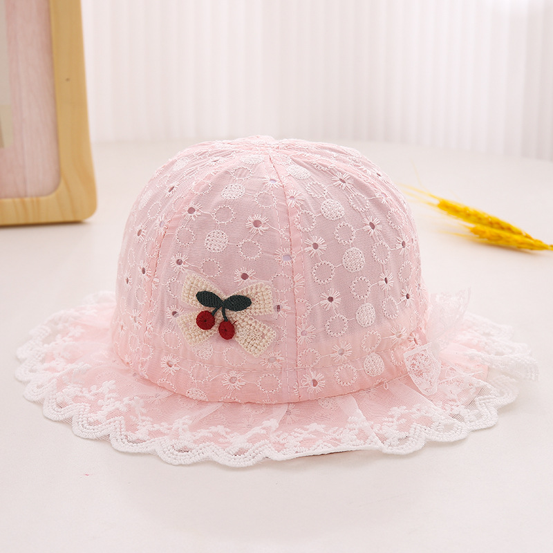 Sombreros para bebés pequeños meses sombreros para bebés de primavera y otoño delgados 6 - 12 meses sombreros de sol de encaje para bebés verano